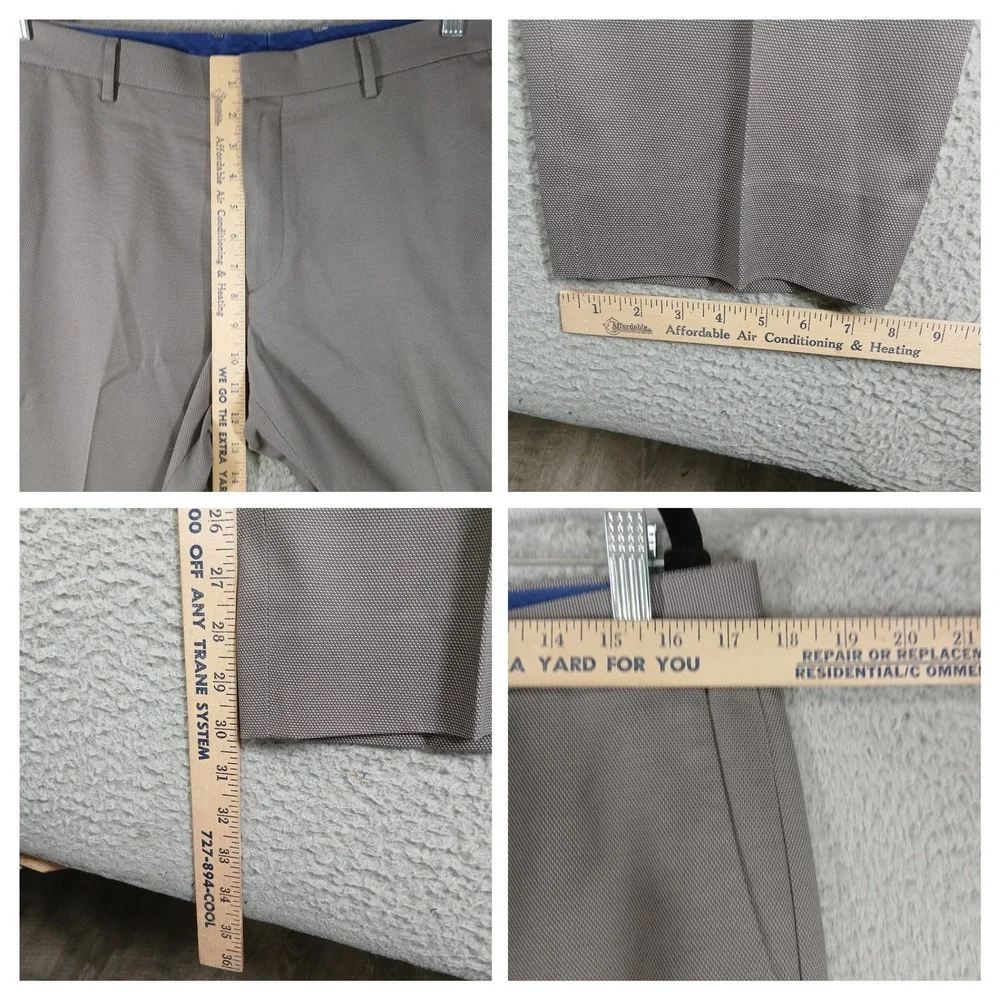Banana Republic Tailored Slim Fit‎ Non-Iron Chino Dress Pants 33x34 Brown